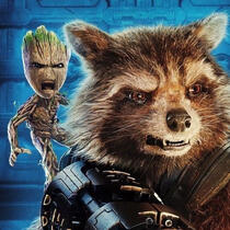 Rocket and Groot